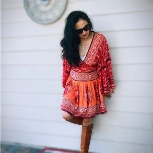 Free People Boho Oversized dress.